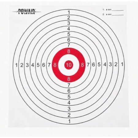 Cible 17×17 Rouge X 100 Powair