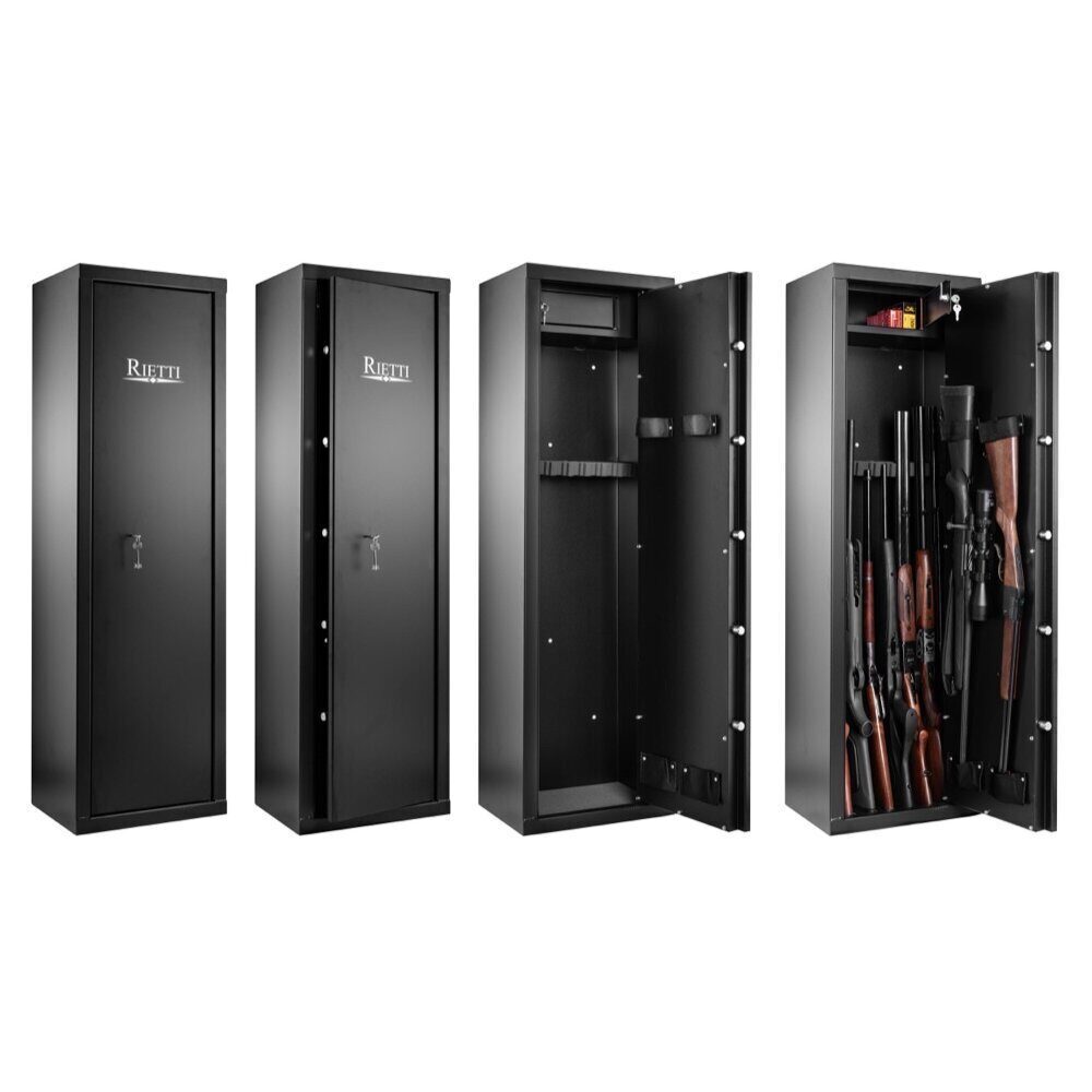 Coffre Rietti 10 armes à serrure à clef – 150 cm – 2mm