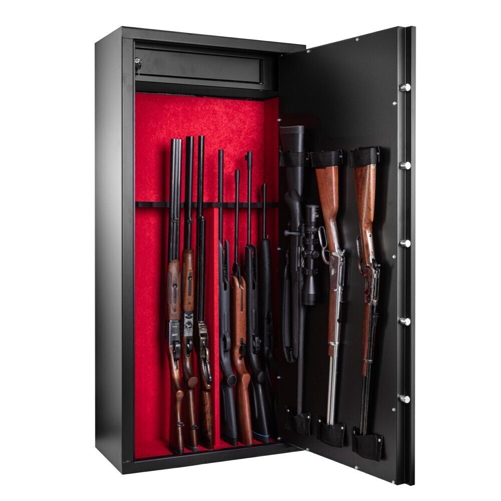 Coffre Rietti 14 armes à serrure à clef – 150 cm – 2mm