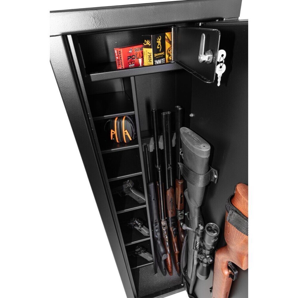 Coffre Rietti 9 armes à serrure à clef – 150 cm – 2mm