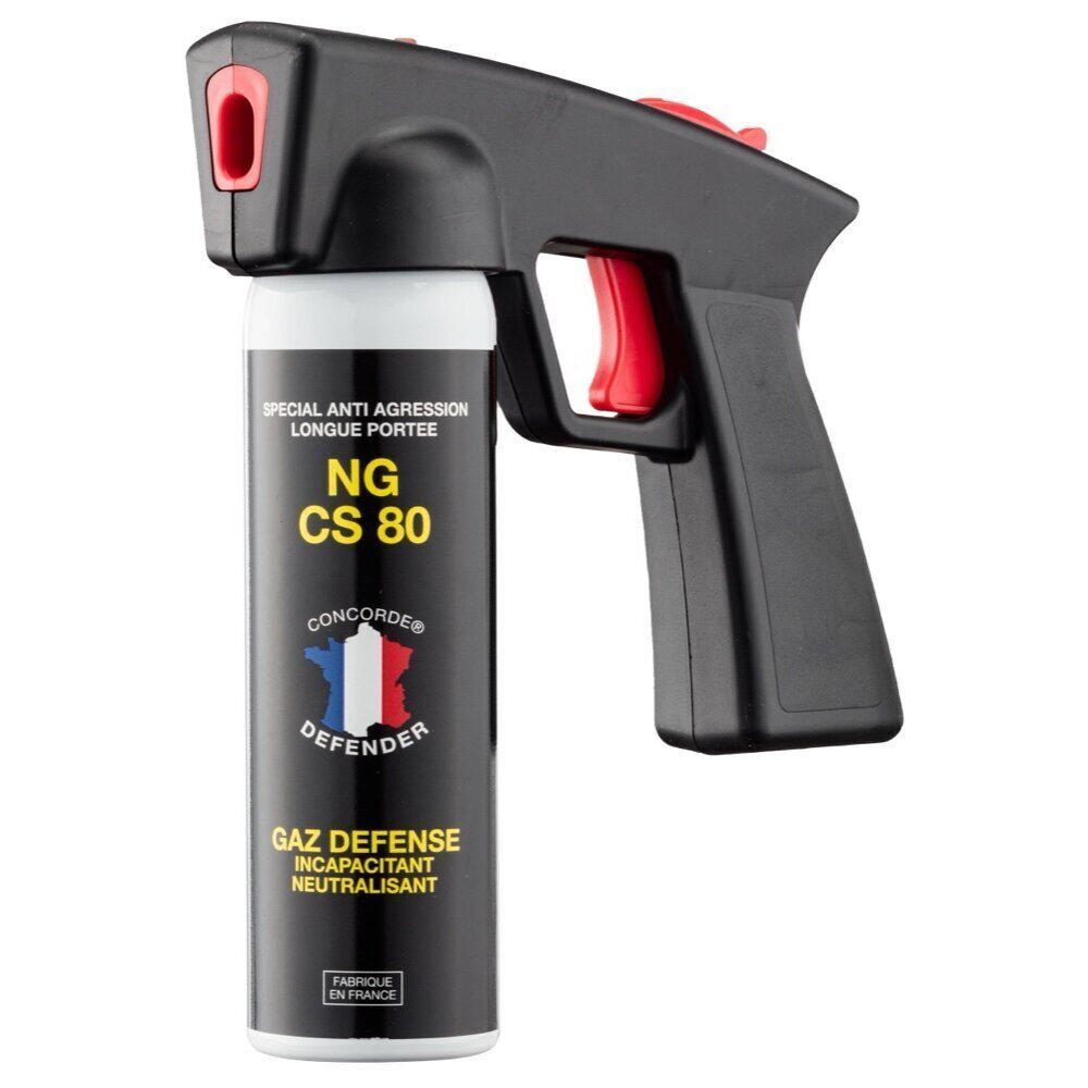 Concorde Defender Aérosol GAZ CS 100 ml avec poignée – Nouvelle génératio