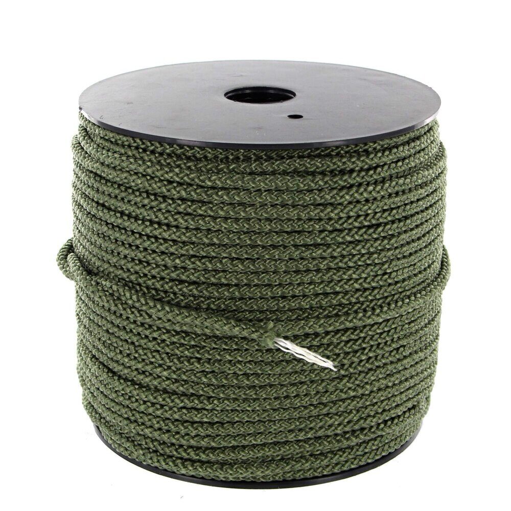 Cordeau tressé avec âme vert – Diam 2 mm – 100 m
