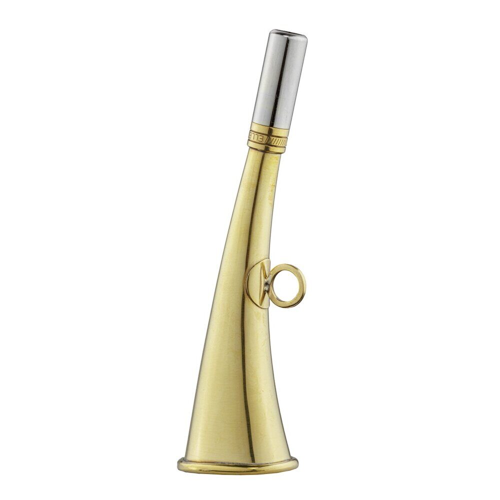 Corne de poche plate 16 cm laiton poli – Elless