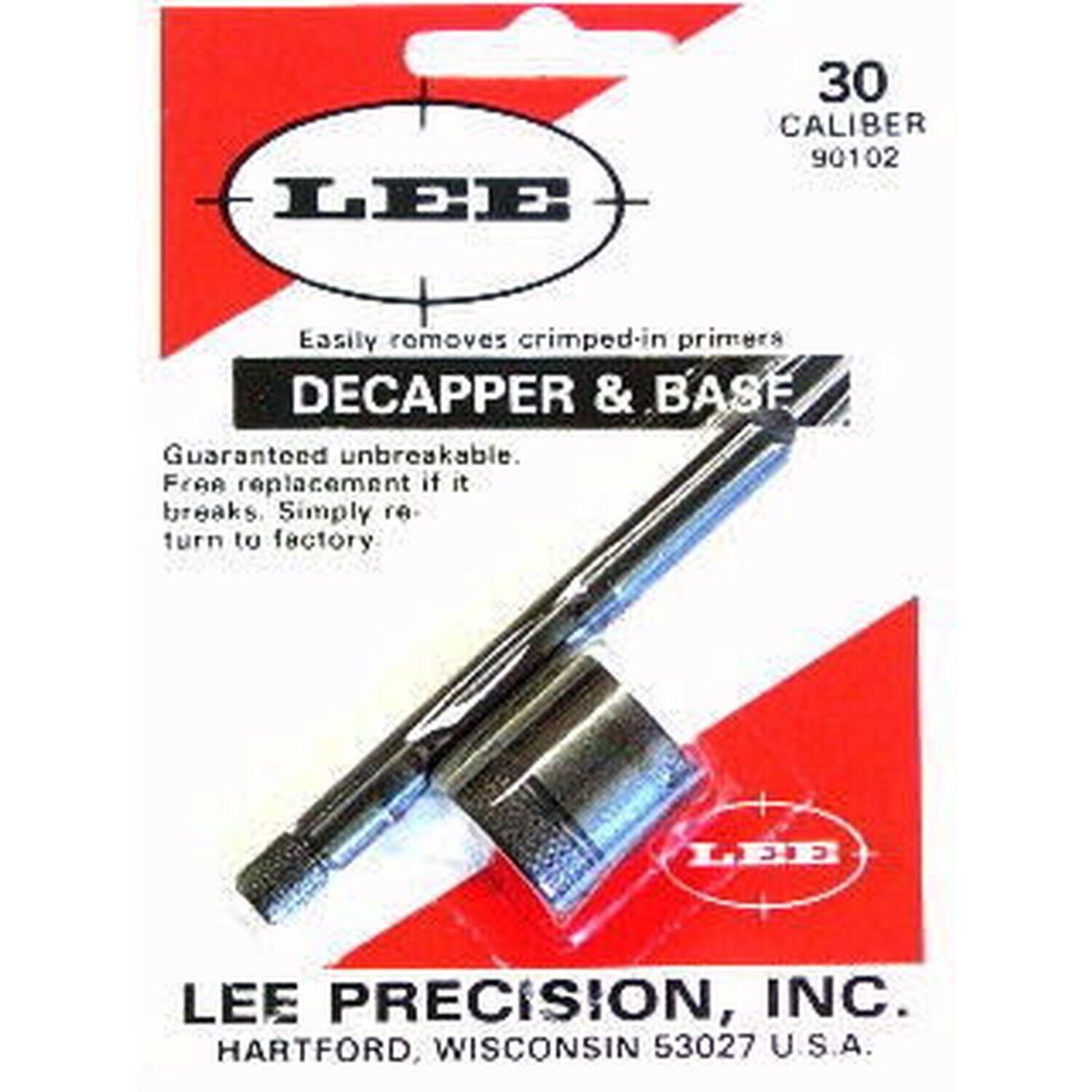 Desamorceur Manuel Lee pour Douilles avec Amorces 30 Lee Precision