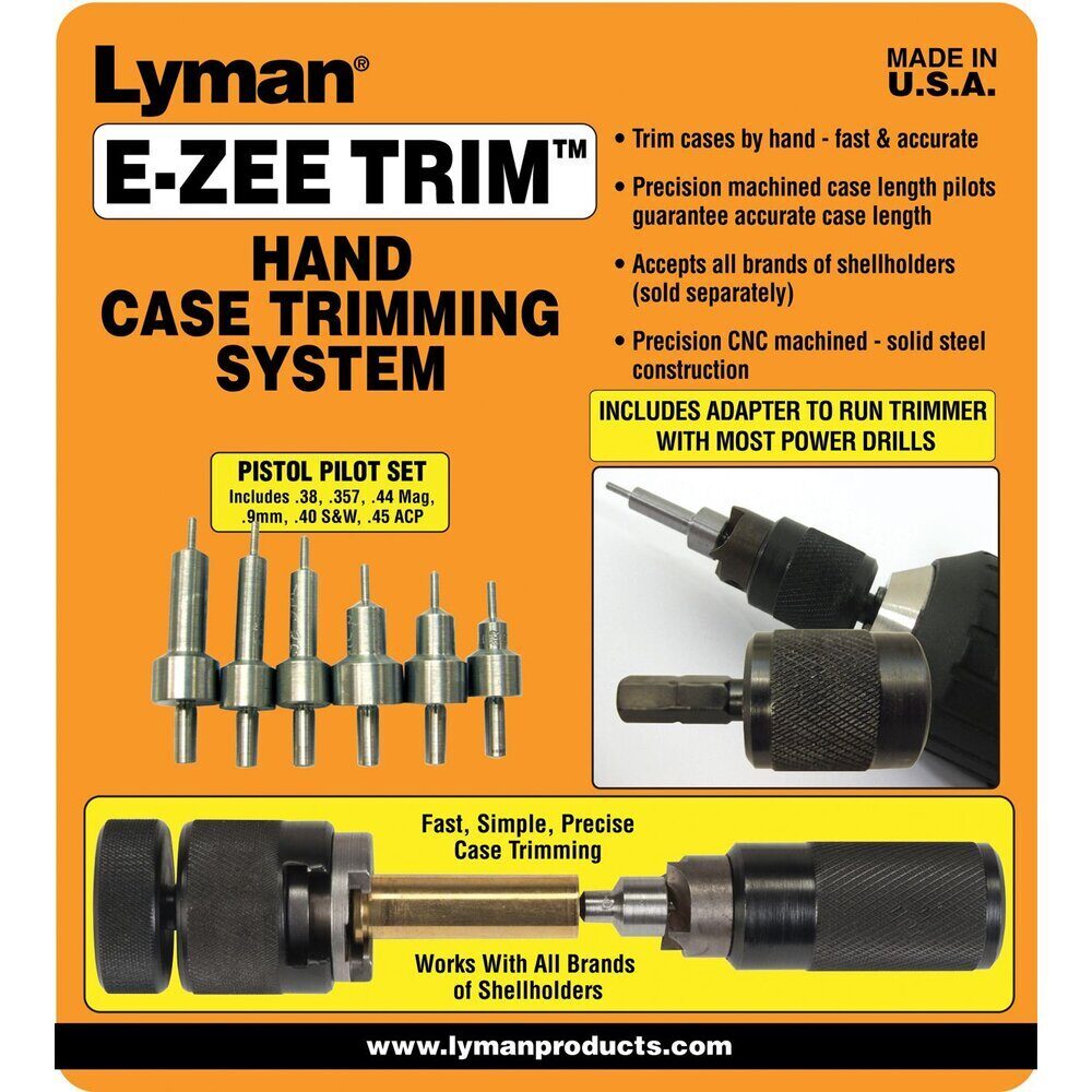 E-ZEE TRIM Lyman coupe-douille manuel