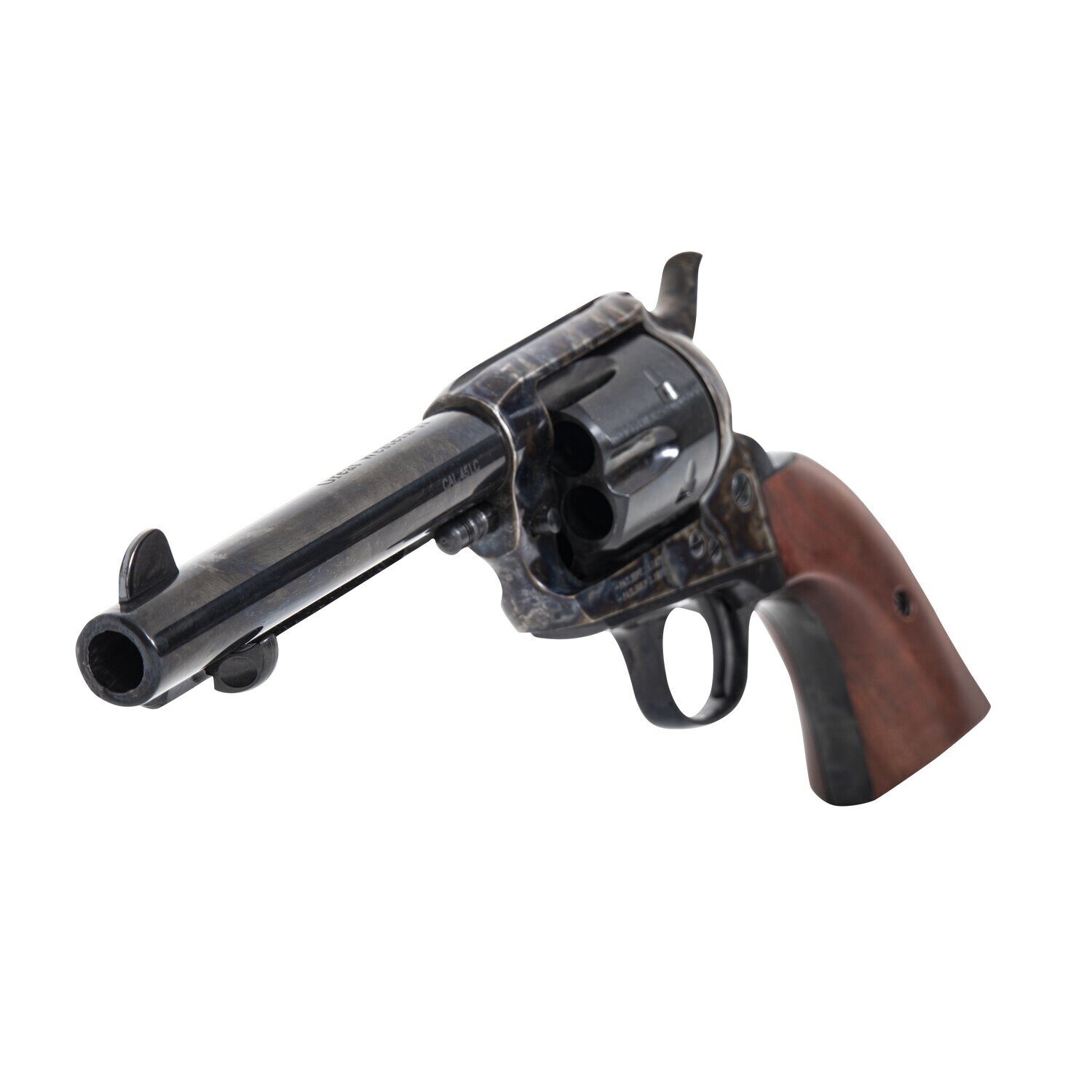 Revolver Pietta 1873 SA Cal. 45LC 5″1/2 Acier Bronze Noyer – Image 4
