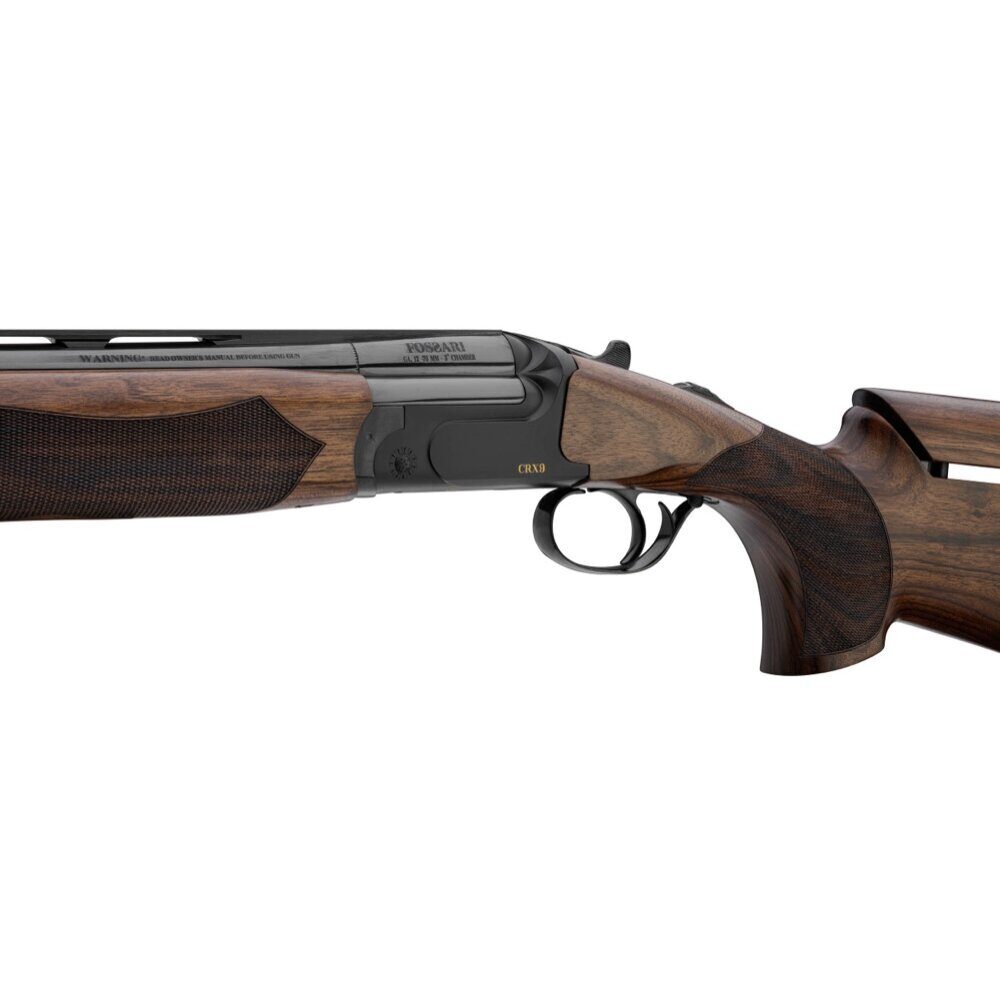 FOSSARI Sporting CRX9 12/76 avec crosse réglable (Canons 76 cm) – FOSSARI Sporting CRX9 Eject 12/76 Can.76 cm CI Bande plate C.Régl