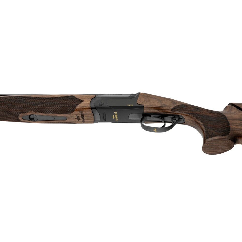 FOSSARI Sporting CRX9 12/76 avec crosse réglable (Canons 76 cm) – FOSSARI Sporting CRX9 Eject 12/76 Can.76 cm CI Bande plate C.Régl