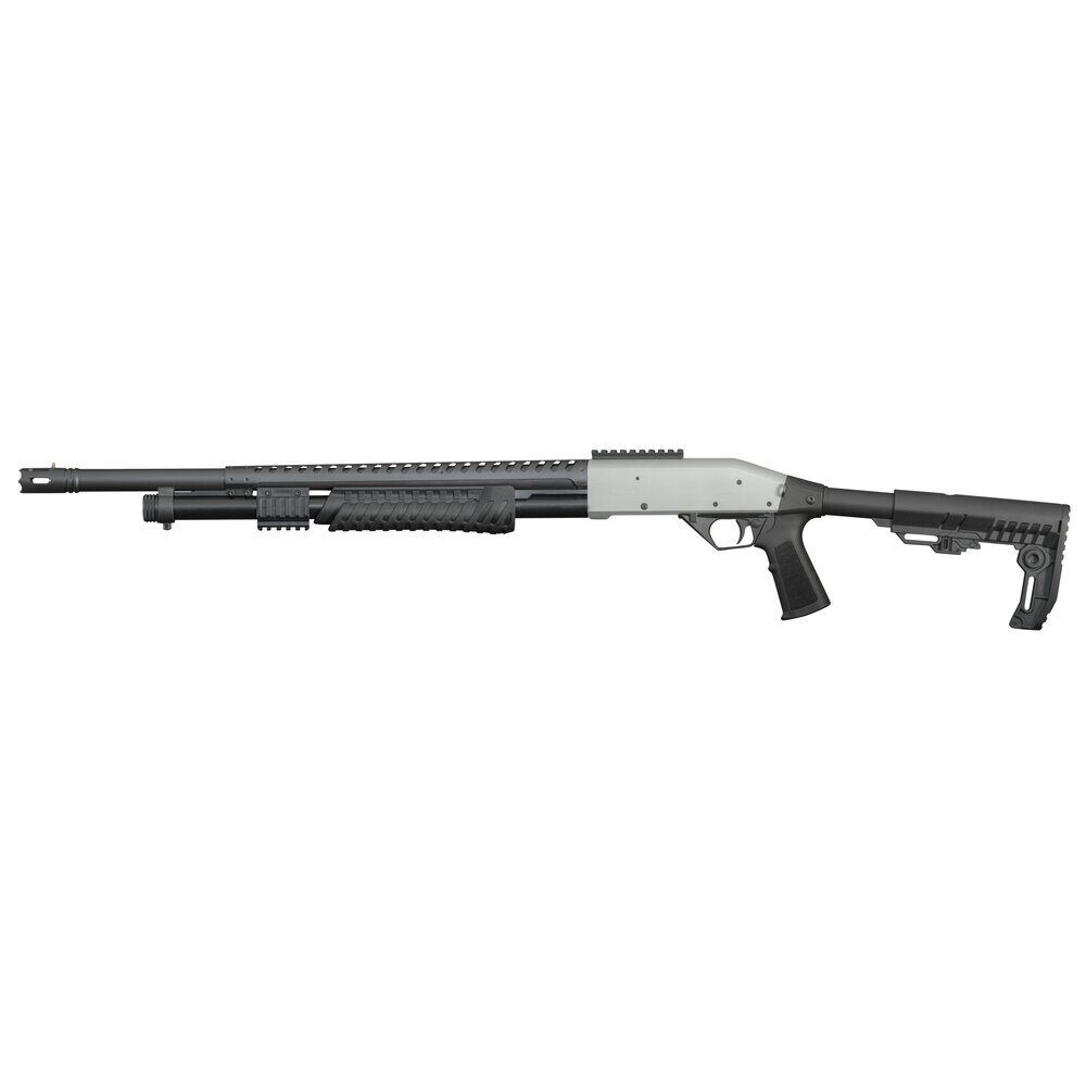 Fusil Rossi A Pompe SR-12 Tactical C12 Carcasse Chrome