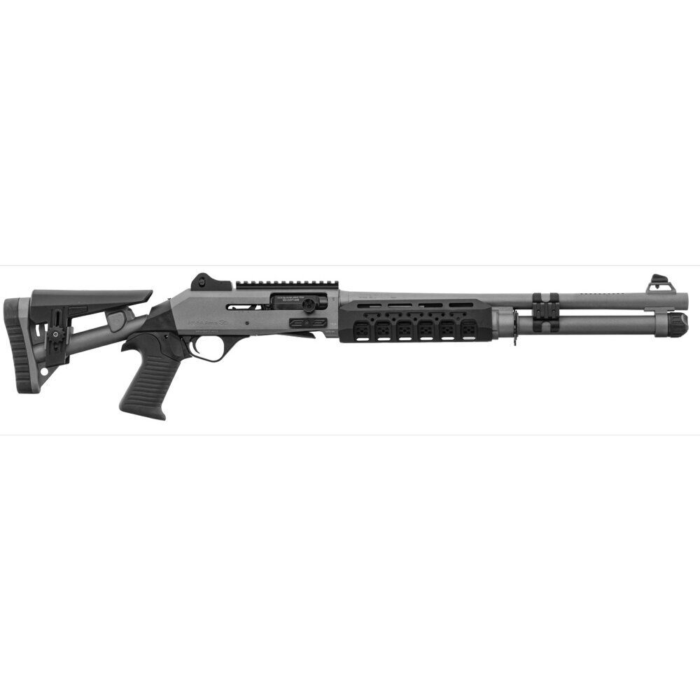 Fusil semi auto Aksa Arms S4 Extreme Cal. 12/76 – Tungstene Gris S4 Extreme 18.5″ – Tungstène