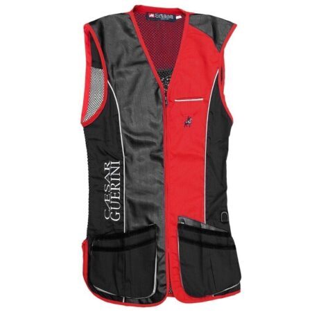 Gilet de tir rouge Caesar Guérini Taille S à 6 XL CAESAR GUERINI