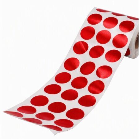 Gommettes Centre de Cible Rouge Diam 25 mm X 900 Powair