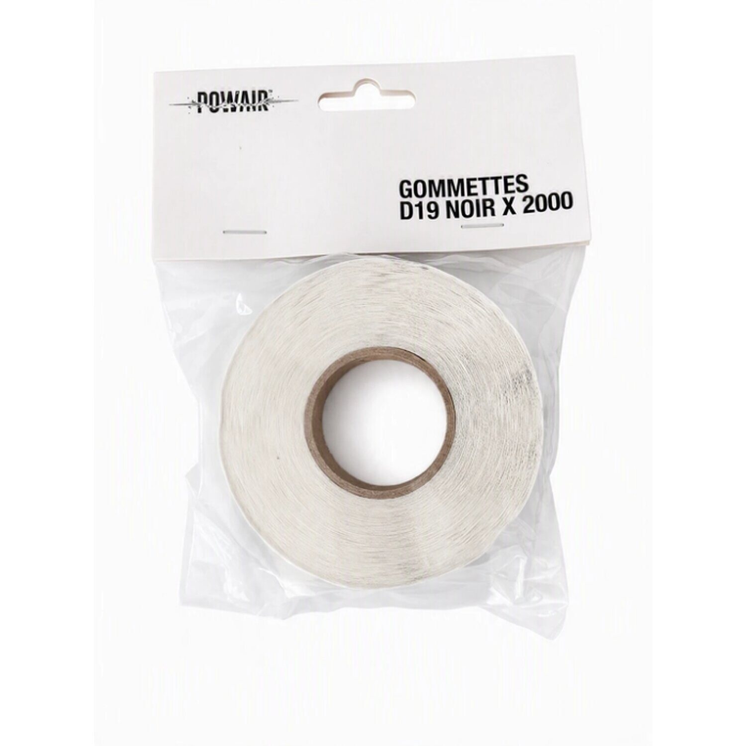 Gommettes D19 Noir X 2000 Powair