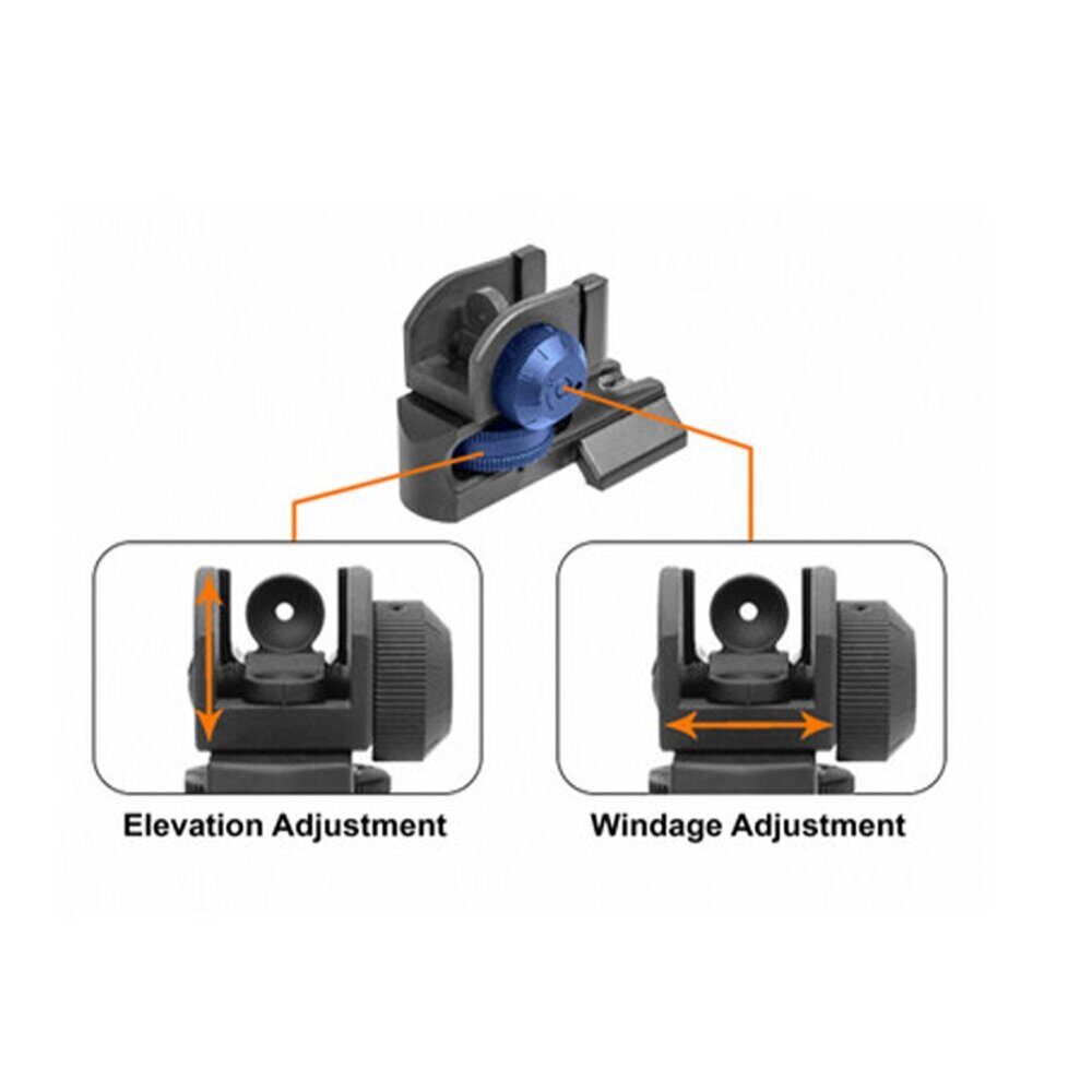 Hausse fixe UTG pour AR15 Hausse Fixe Arriere UTG pour AR15 (compatible AD99995)