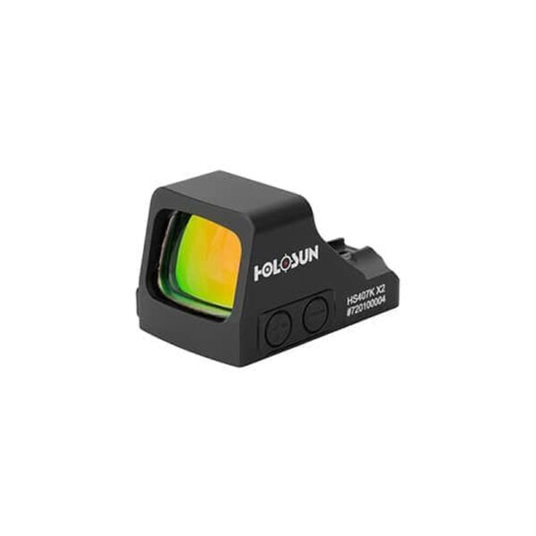 Holosun Reflex 407K X2 – Dot 6 MOA – Réticule: Rouge