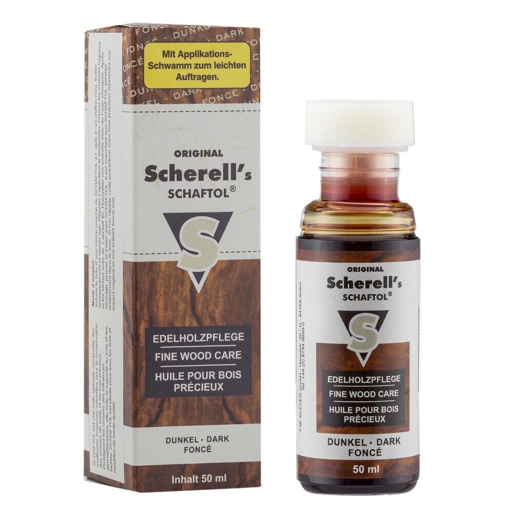 Huile pour bois teinte foncé – Schaftol