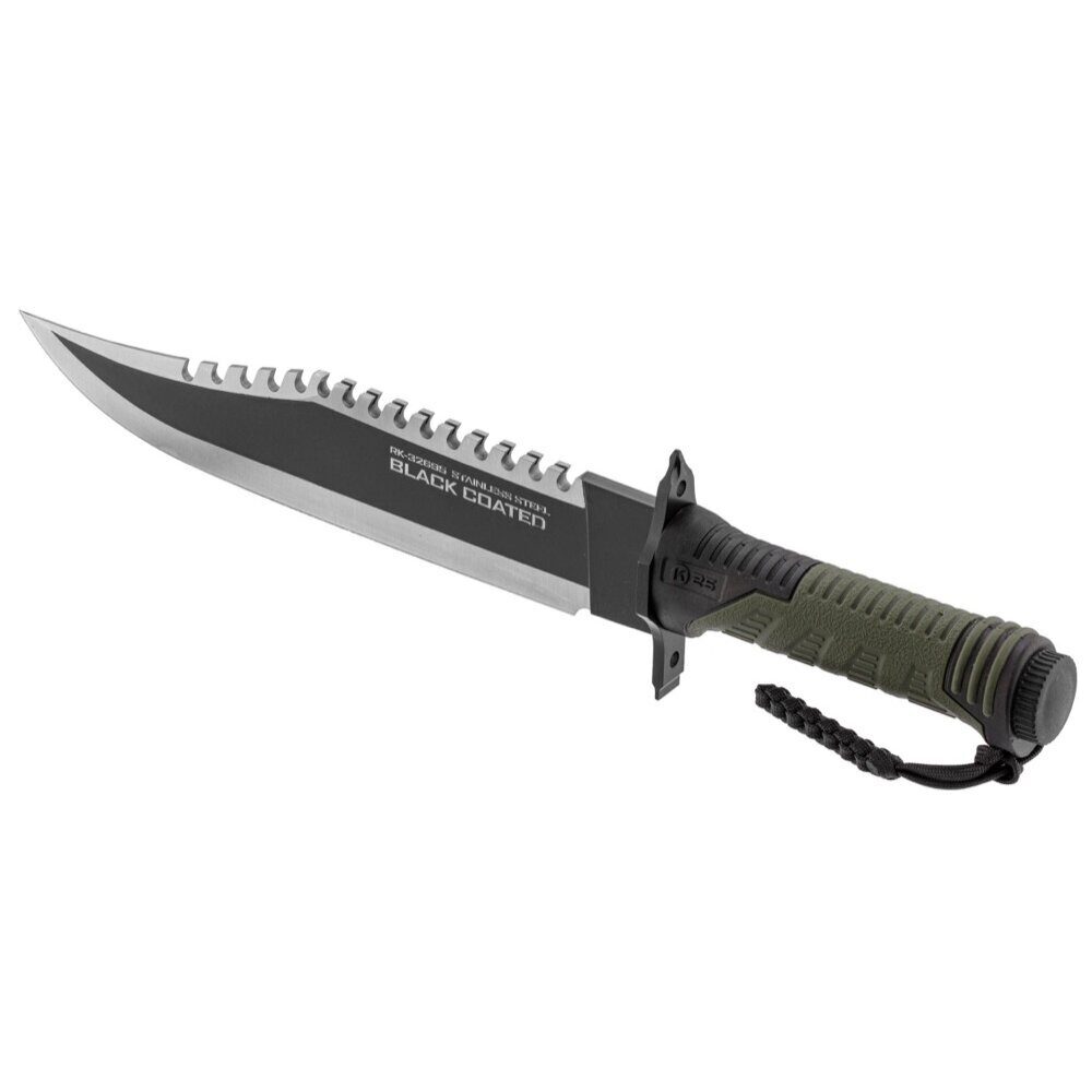 K25 Couteau de survie Corde + Allume-feu + étui