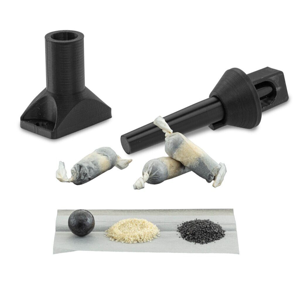 Kit BP Maker Cal 44 et 36: Presse pour barrillet + support + poire + kit cartouches papier + amorceur Pack BPMaker