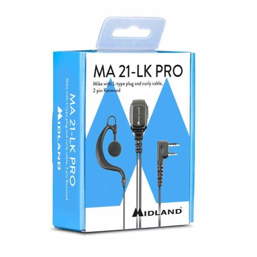 Kit oreillette micro Midland LK PRO pour G10, G11 et G13 Oreillette d’origine G13 noir