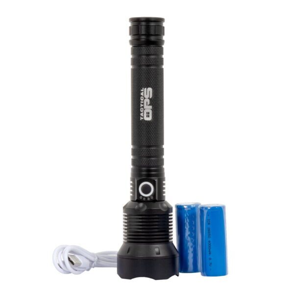 Lampe LED2608 – Torche Zoom 3 Modes 2000-10000 Lumens TACTICAL OPS