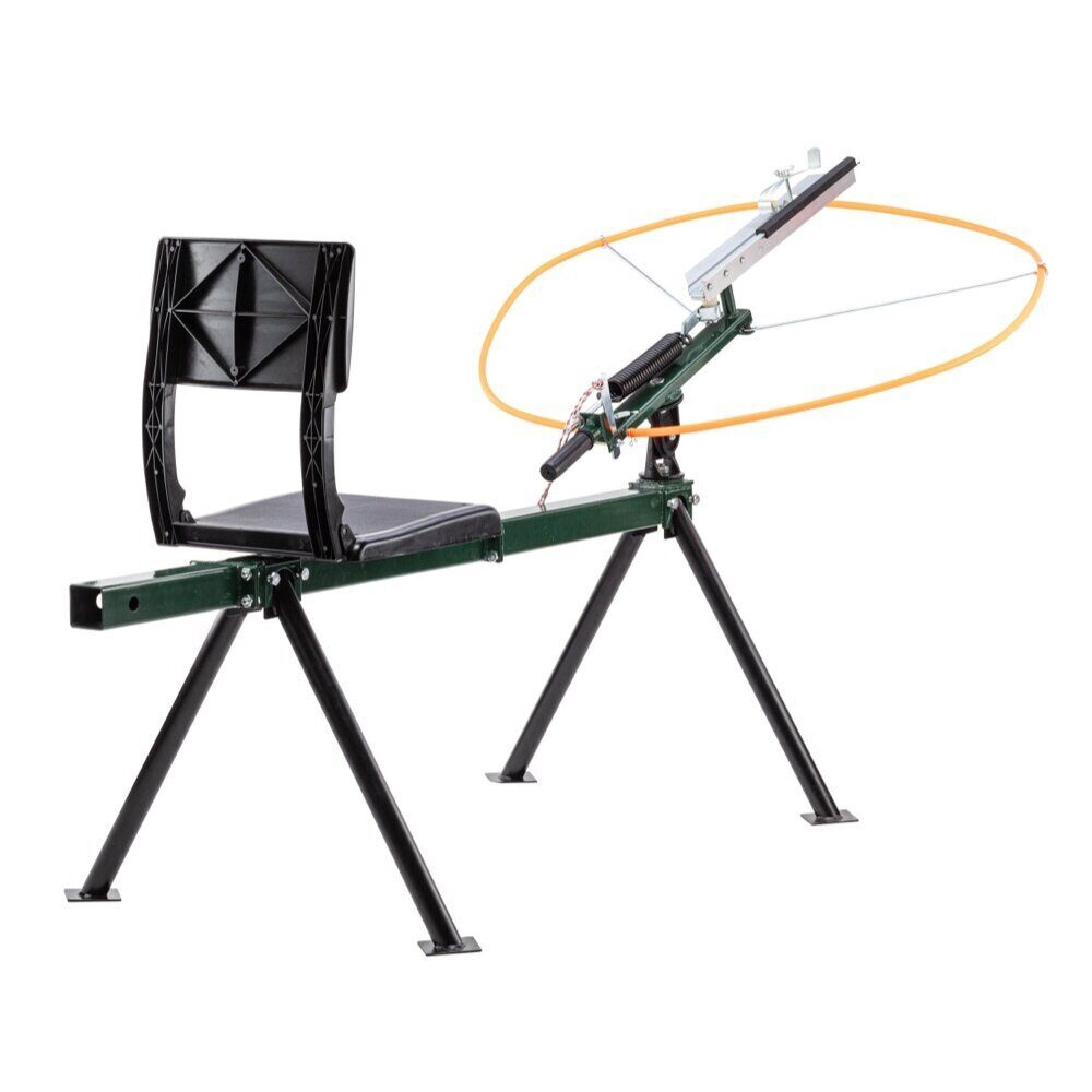 Lanceur de plateaux Ball-trap avec siège