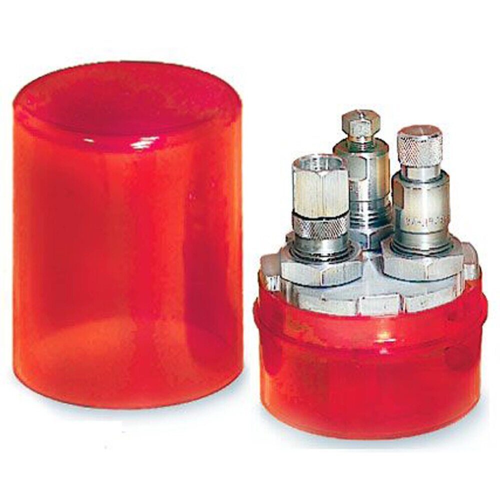 Lee Precision – Boîte de rangement ronde pour outil Lee Die Box Round Red