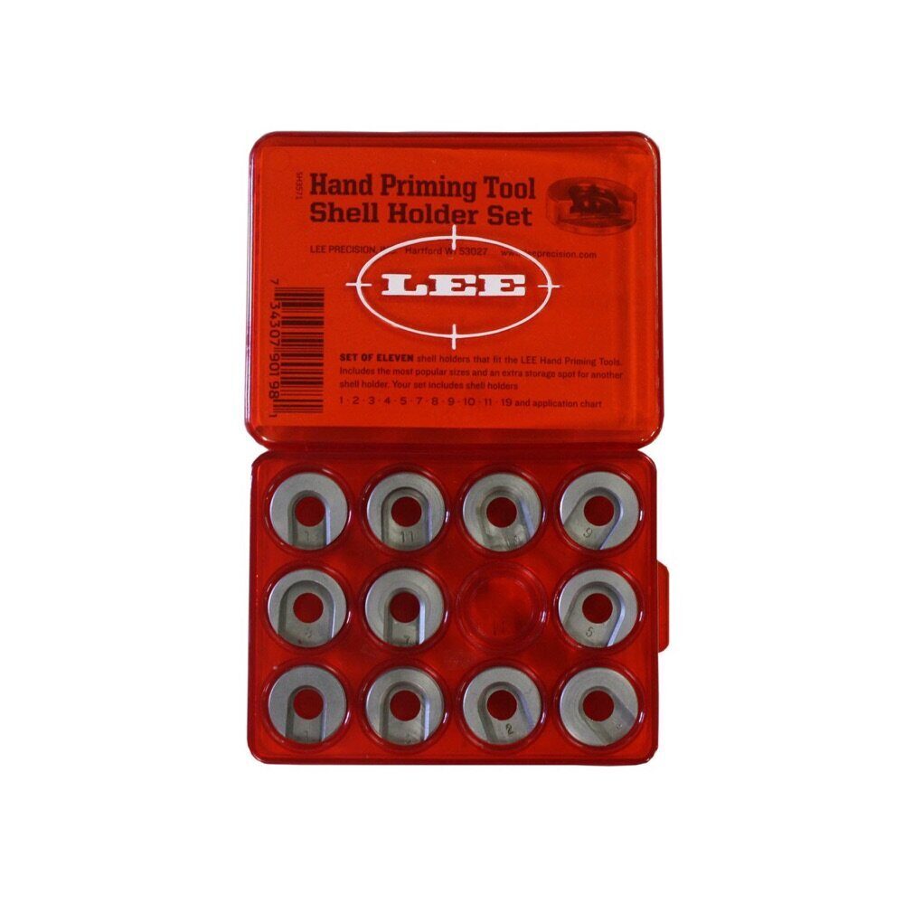 Lee Precision – Kit de 11 Shell Holders (support de douille) Auto-Prime
