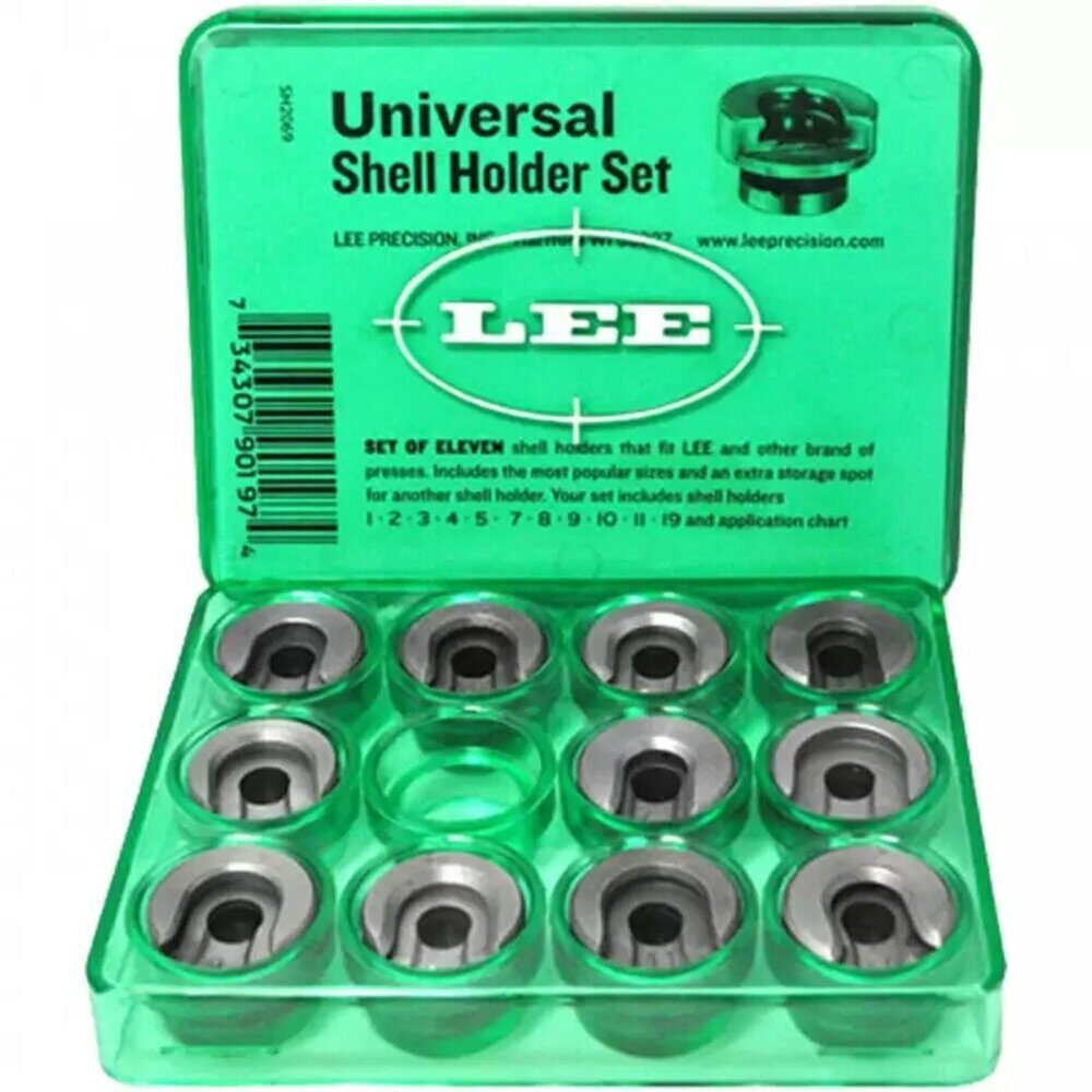 Lee Precision – Kit de 11 Shell Holders (support de douille) R-Type pour presse