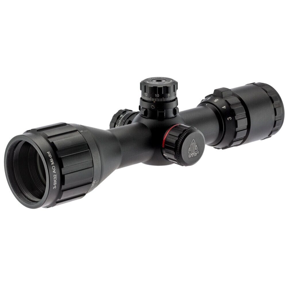Lunette de tir Mildot illuminée 3-9 x 32 mm – Rouge/verte