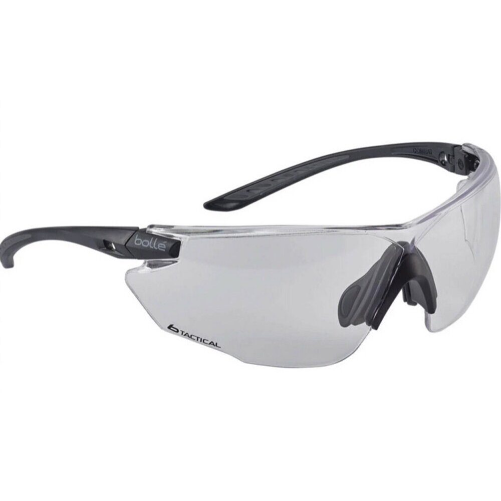 Lunettes BOLLE Combat Kit incolore avec deux écrans, harnais et housse LUNETTES COMBAT KIT BOLLE INCOLORE + 2 ECRANS FUME + HARNAIS + HOUSSE