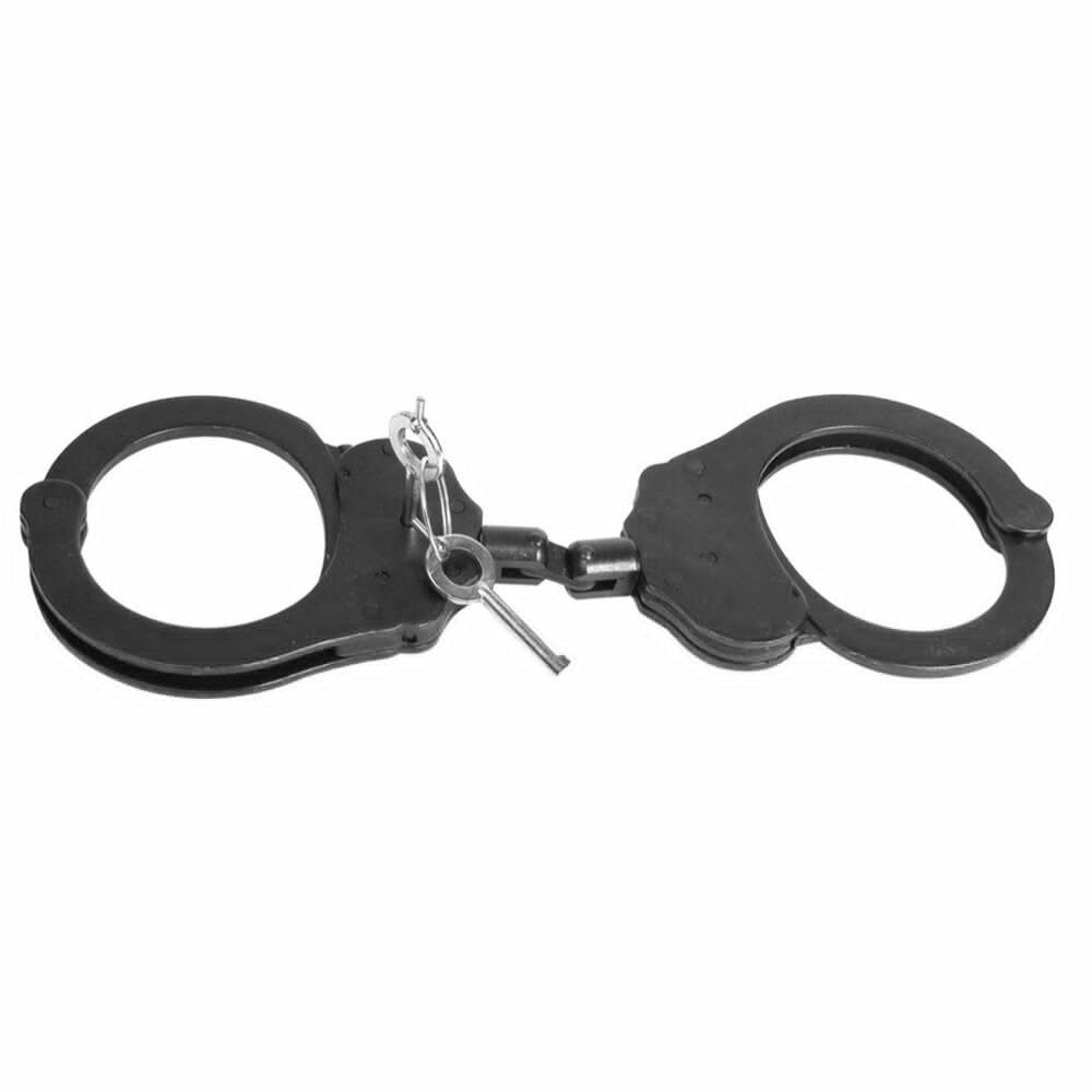 Menottes double verrou à chaîne Menottes chromées police