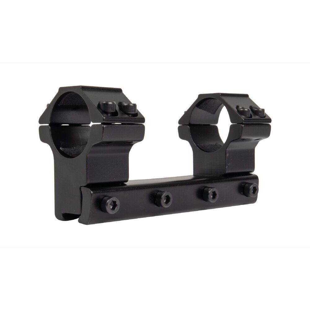 Montage Monobloc 2 Colliers 25.4 mm H 21 mm Rail 11 mm VEOPTIK