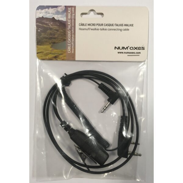 Num’Axes Câble micro casque/talkie 3,5 mm Num'Axes
