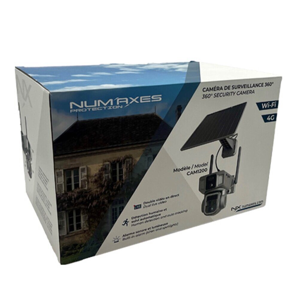 Num’axes caméra 360 Wi-Fi 4G CAM1200 Num'Axes