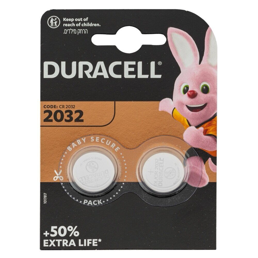 Pack de 2 piles CR2032 lithium 3 volts – Duracell