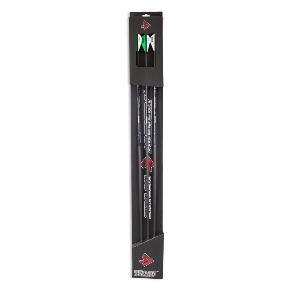 Pack de 3 flèches en carbone Savage ID6.2 400 30 pouces avec plumes Blazer LOT DE 3 FLÈCHES CARBONE SAVAGE ID6.2 400 – 30′ BLAZER VANE/IN-NOCK/I Savage Arms