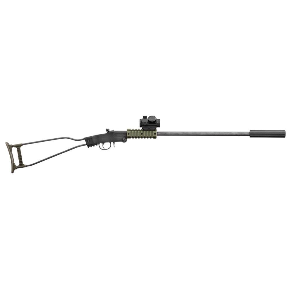 Pack carabine pliante Chiappa Little Badger 22 LR OD Pack Little Badger 22LR OD Green + Point Rouge GT5536+MOD. Son + Mal Chiappa Firearms