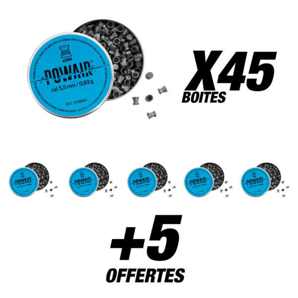 Pack Plombs Plats C5.5 X12500 (50 Boites) POWAIR