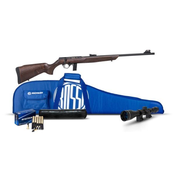 Pack Rossi Carabine 8122 Bois 22LR M Standard 4×32