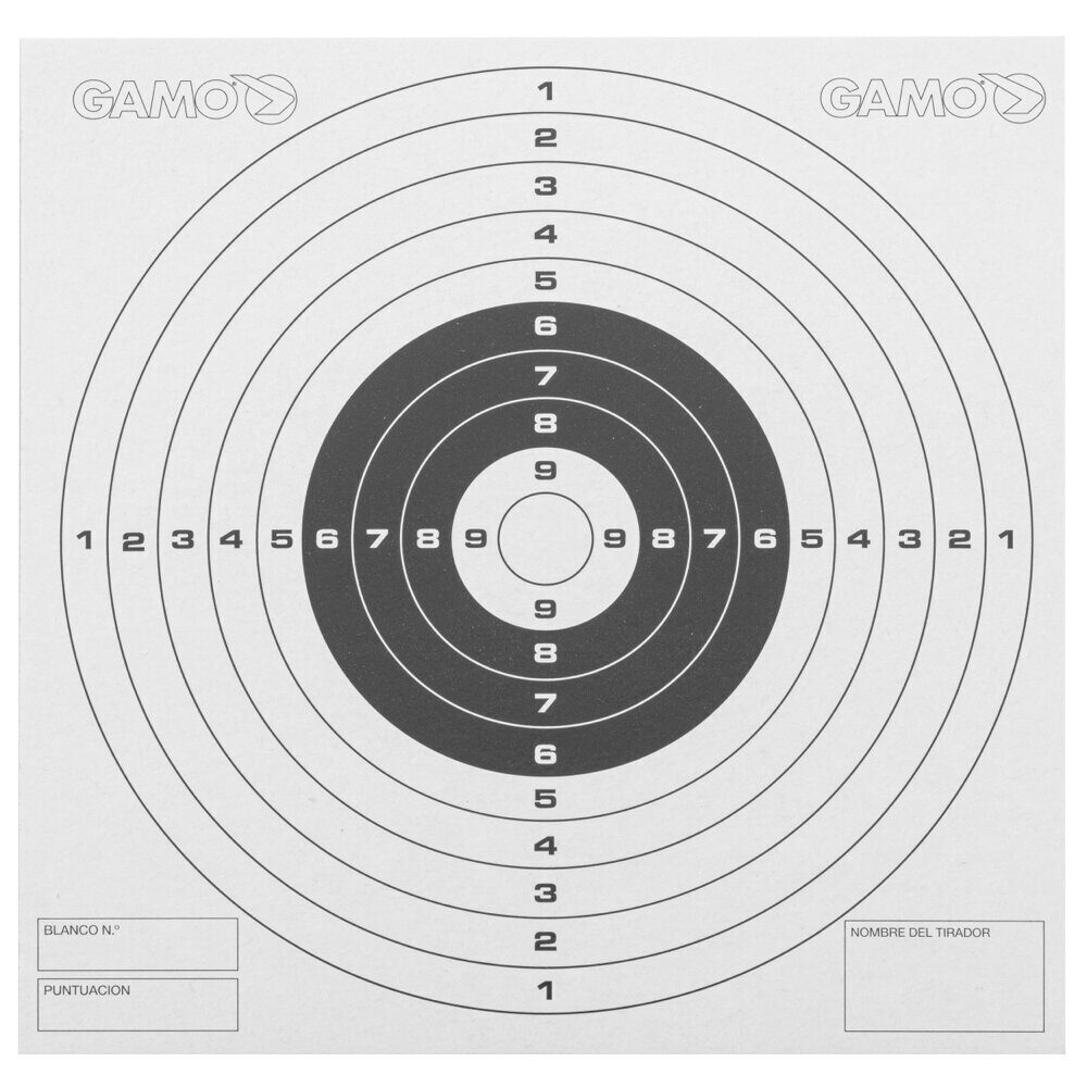 Paquet de 100 cibles cartonnées 14 X 14 – Gamo