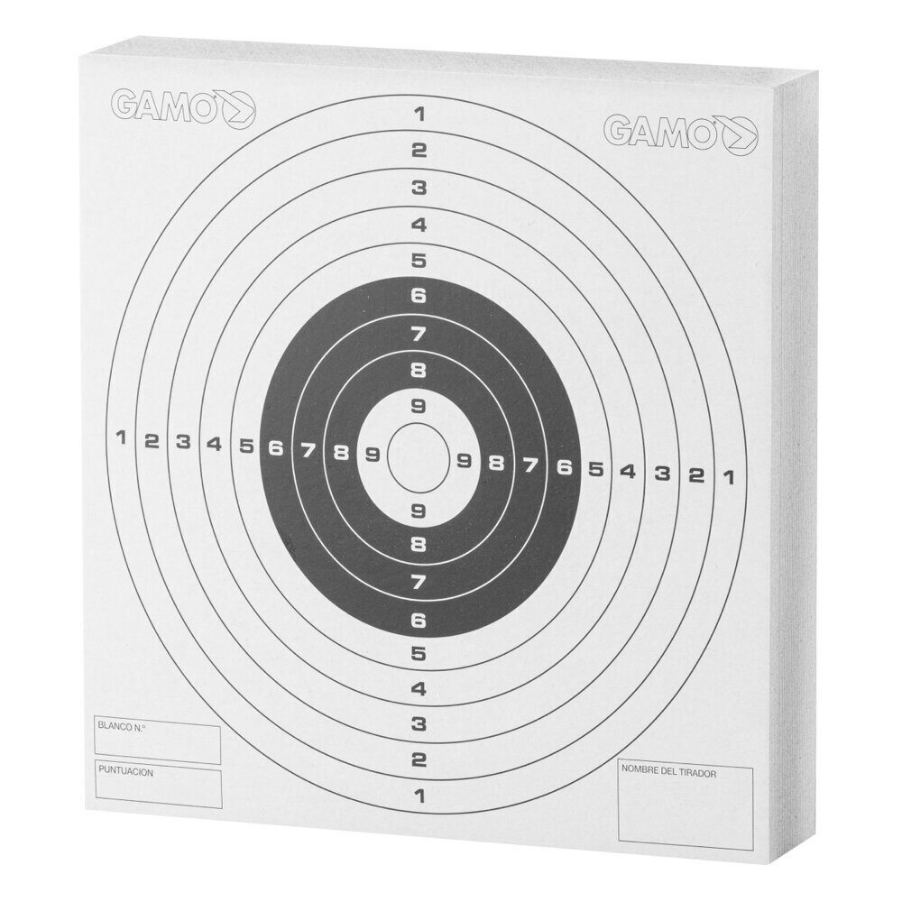 Paquet de 100 cibles cartonnées 14 X 14 – Gamo