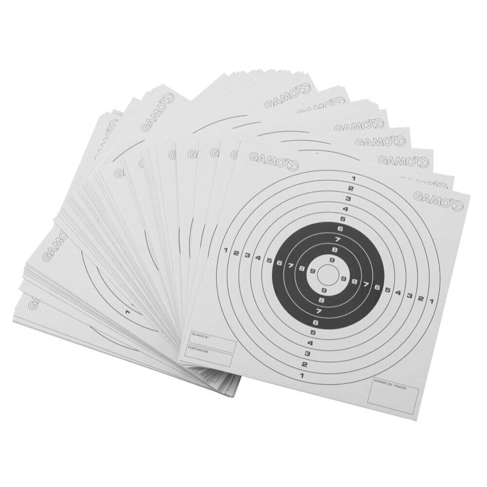 Paquet de 100 cibles cartonnées 14 X 14 – Gamo