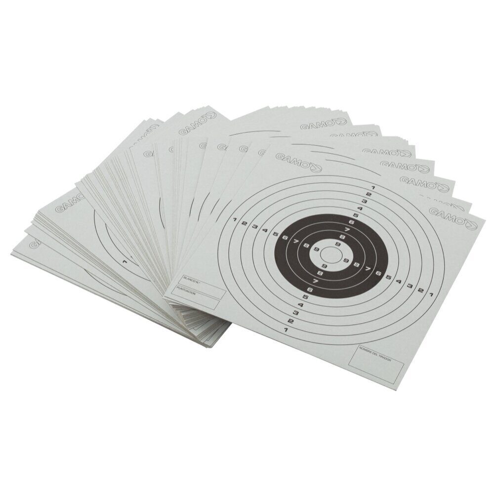 Paquet de 100 cibles cartonnées 14 X 14 – Gamo