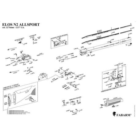 Pièces détachées Fabarm Elos N2 Allsport