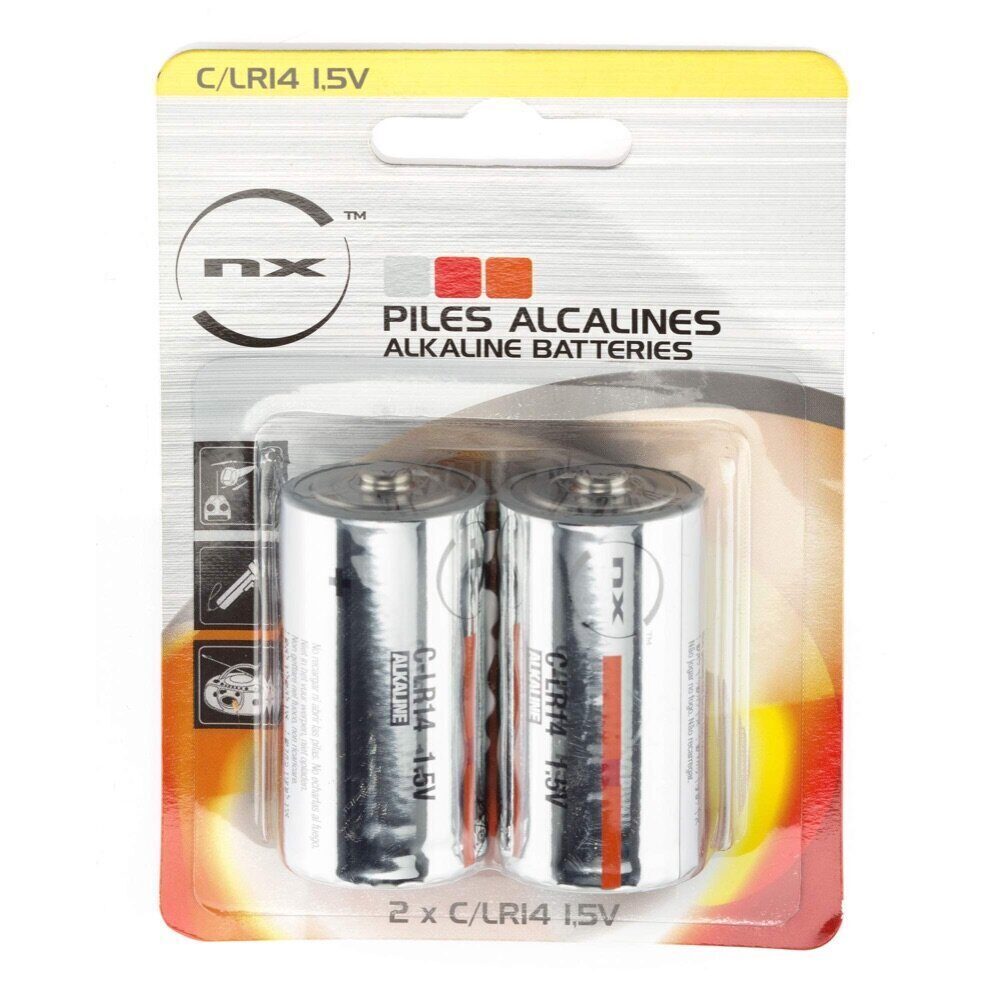 Piles alcalines C/LR14 1,5 volt – NX-Ready