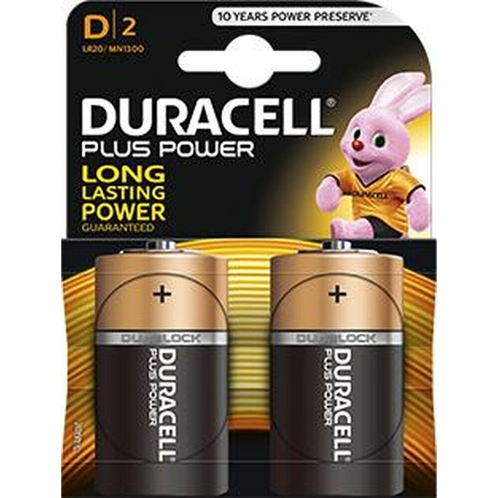 Piles alcalines D LR20 1,5 volt – Duracell
