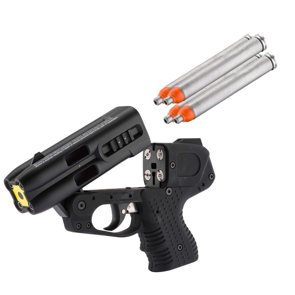 Pistolet jet protecteur JPX 4 compact + 4 cartouches OC PIEXON
