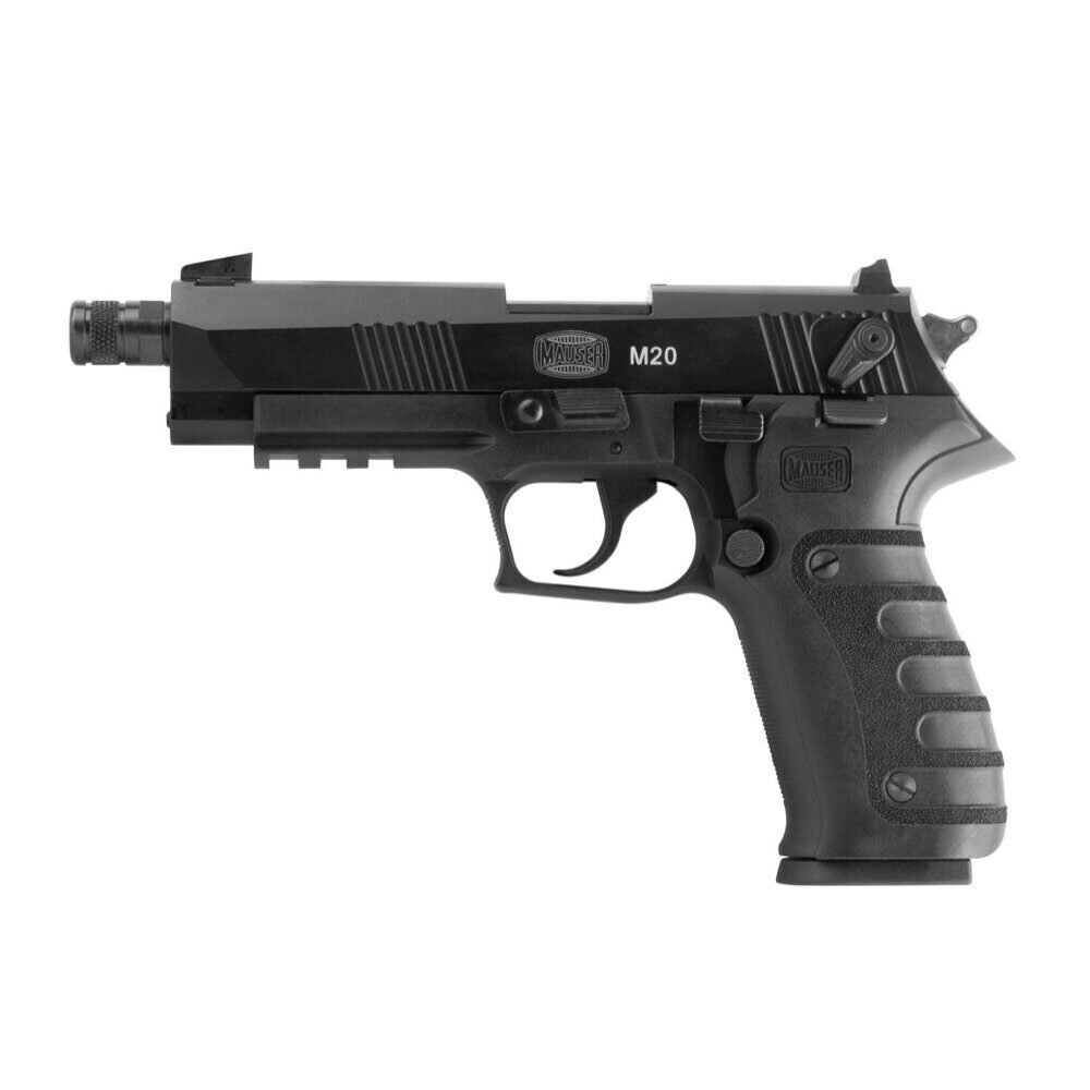 Pistolet Mauser M20 SD 22 LR semi-automatique fileté