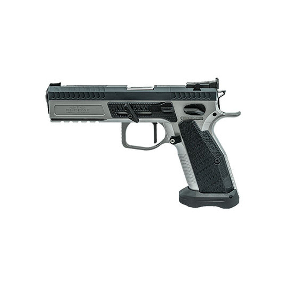 Pistolet Phoenix Drake Standard Acier/Alu Bi-Ton SA guidon noir .40 S&W
