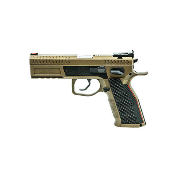 Pistolet Phoenix Redback Gen 2 FDE SA/DA guidon FO rouge 9×19